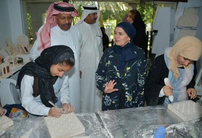 إدارة الحرف اليدوية تٌقيم ورشة تدريبية لطلبة المدارس