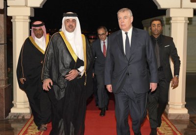 صاحب السمو الملكي الأمير أندرو دوق يورك يصل البلاد لحضور إطلاق برنامج "رواد في القصر"