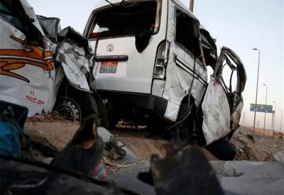 مقتل 20 شخصاً في حادث تصادم بصعيد مصر