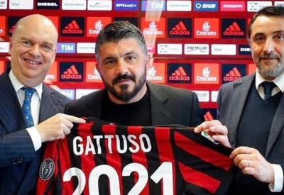 ميلان يمدد عقد مدربه غاتوزو حتى 2021