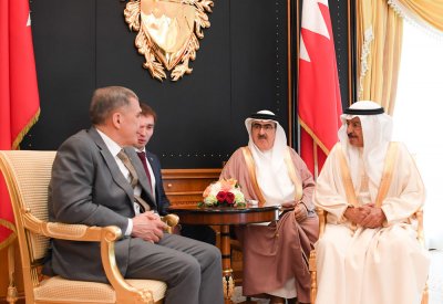 سمو رئيس الوزراء يستقبل رئيس جمهورية تتارستان