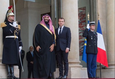 محمد بن سلمان يلتقي ماكرون في الإليزيه