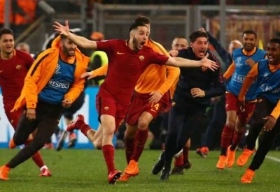 دوري أبطال أوروبا.. روما يحقق "المعجزة" ويصعق برشلونة