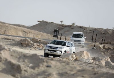 تويوتا 4X4  تستعرض قوة أدائها في حلبة البحرين الدولية