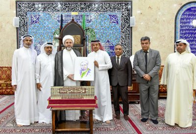 رئيس الأوقاف الجعفرية يزور قرية مقابة ويلتقي بمسؤولي المآتم