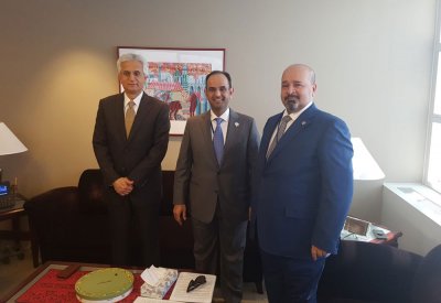 وزير المالية يجتمع مع عدد من المختصين بالبنك الدولي وصندوق النقد الدولي