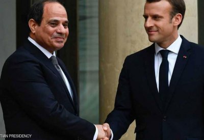 ماكرون و السيسي يبحثان الملف السوري