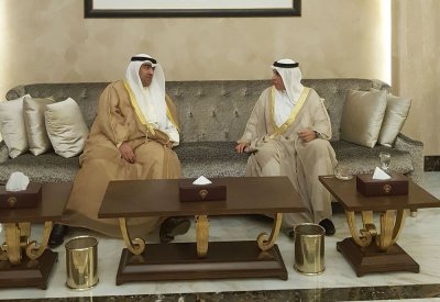 وزير الصناعة والتجارة والسياحة يلتقي نظيره الكويتي