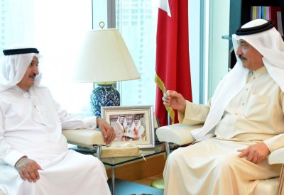 حميدان يستقبل عثمان شريف عضو مجلس إدارة منظمة العمل العربية