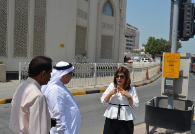 "فخرو" يتفقد كاميرات أجهزة الاستشعار على الإشارة الضوئية بشارع القصر