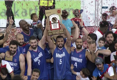 المنامة يتوج بلقب دوري زين البحرين لكرة السلة بفوزه على الاهلي