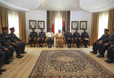 ضباط جدد يؤدون القسم أمام معالي وزير الداخلية