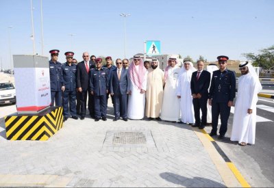 وزير الأشغال يفتتح شارع ولي العهد