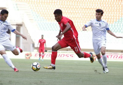 الأولمبي يتعادل مع أوزبكستان في بطولة أندونيسيا الودية