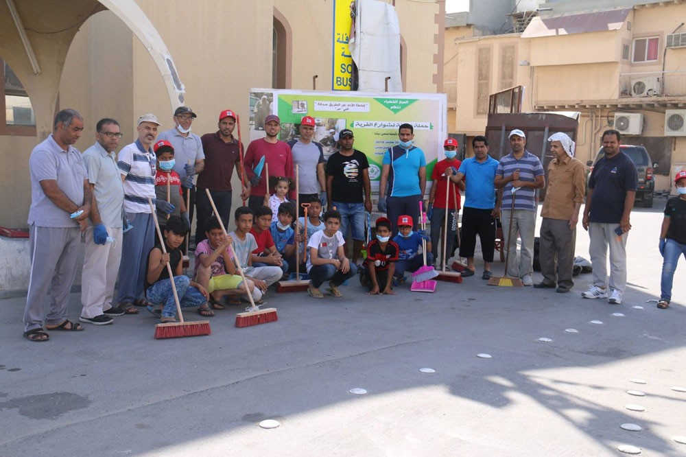 "المرخ الخيرية" تنفذ حملة نظافة