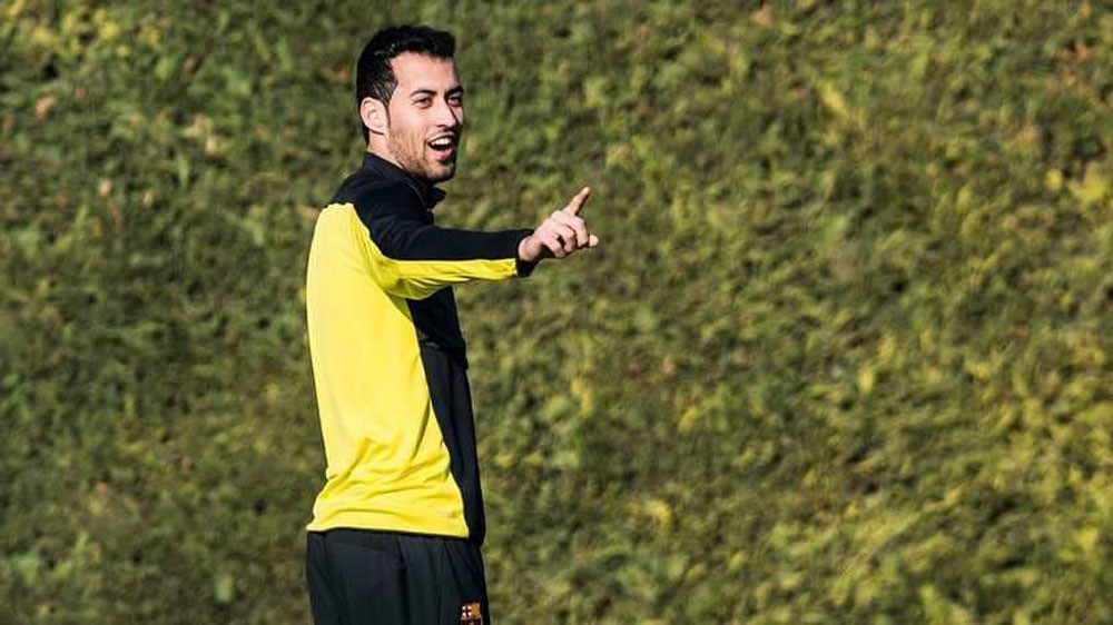بوسكيتس يعود للتدريب مع برشلونة قبل لقاء روما