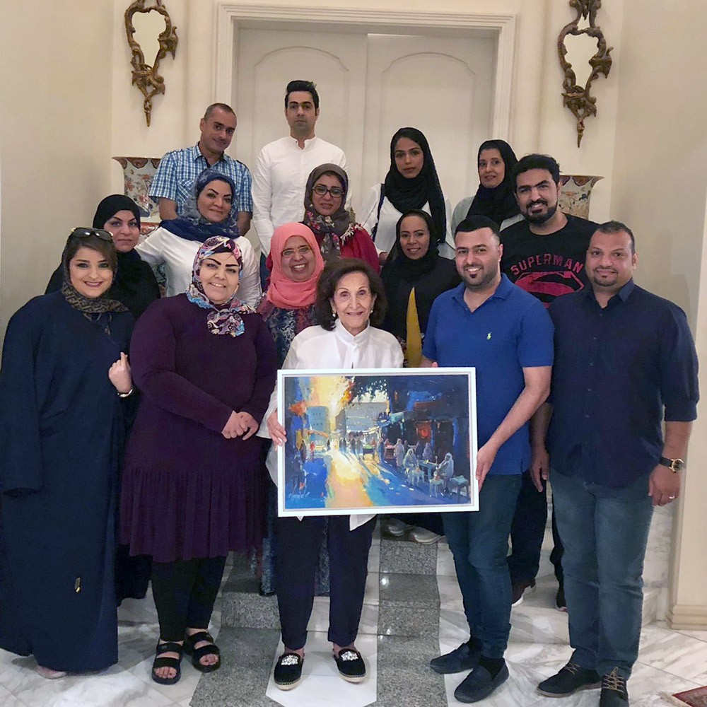 "مبادرة ابتسامة" تكرم الفاضلة صفية كانو