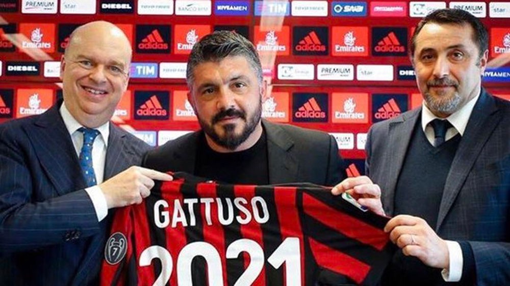 ميلان يمدد عقد مدربه غاتوزو حتى 2021