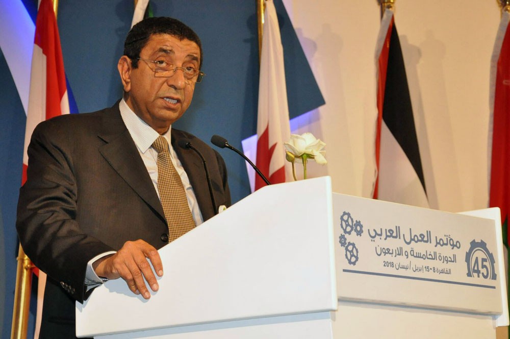 رئيس الغرفة يشيد بتقرير المدير العام لمنظمة العمل العربية
