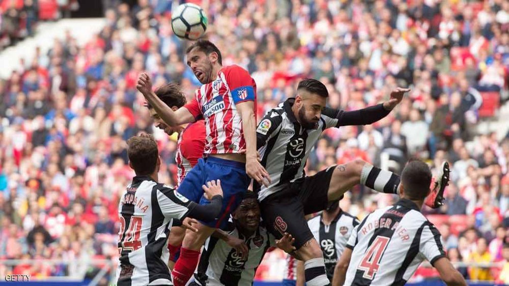 فوز سهل لأتليتيكو مدريد على ليفانتي