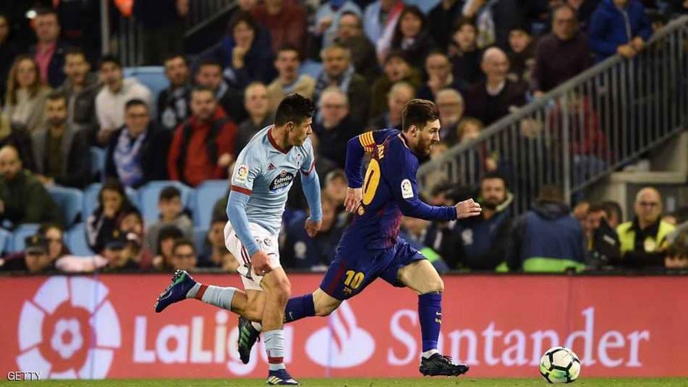 برشلونة بعشرة لاعبين ينجو من انتفاضة سيلتا فيغو