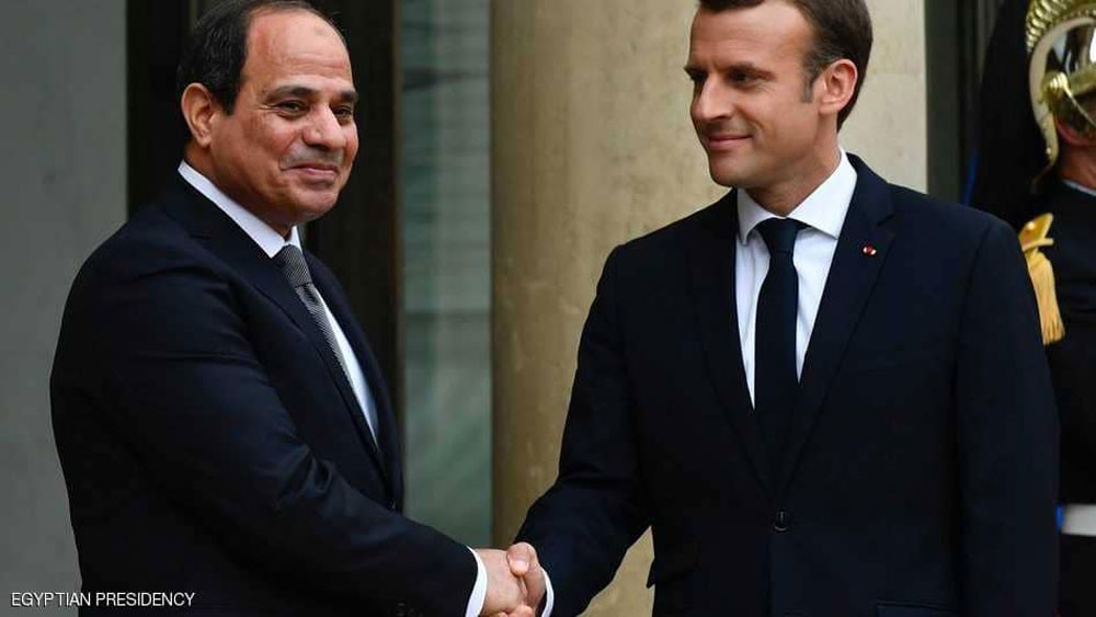 ماكرون و السيسي يبحثان الملف السوري
