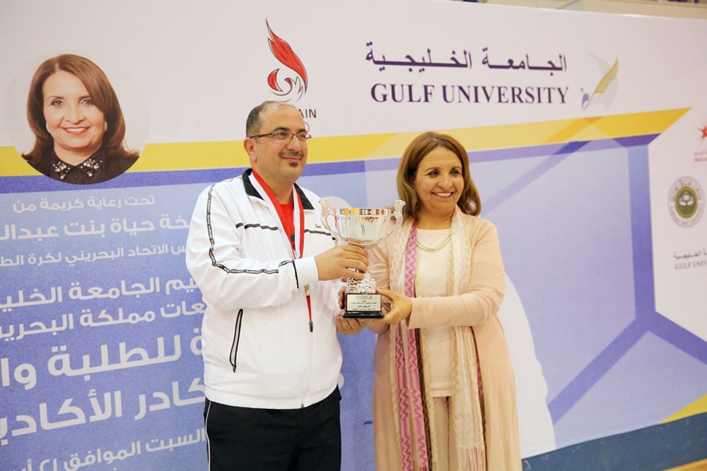 اختتام بطولة الجامعة الخليجية الثانية لكرة الطاولة