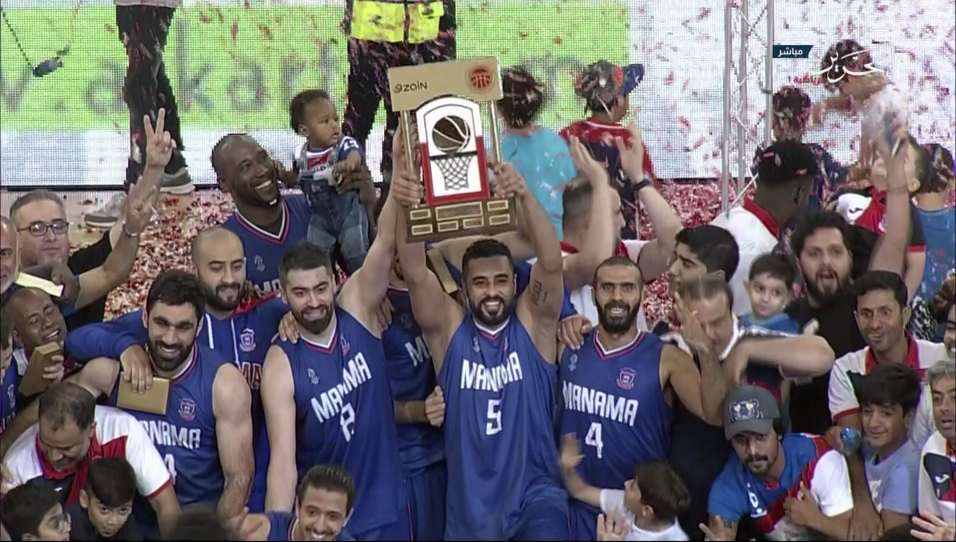المنامة يتوج بلقب دوري زين البحرين لكرة السلة بفوزه على الاهلي