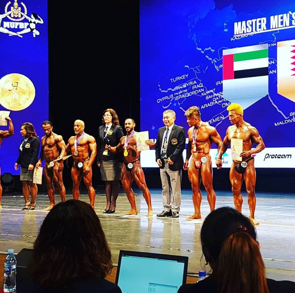 أبطال منتخب بناء الأجسام يهدون البحرين 3 ذهبيات و3 فضيات بآسيوية منغوليا