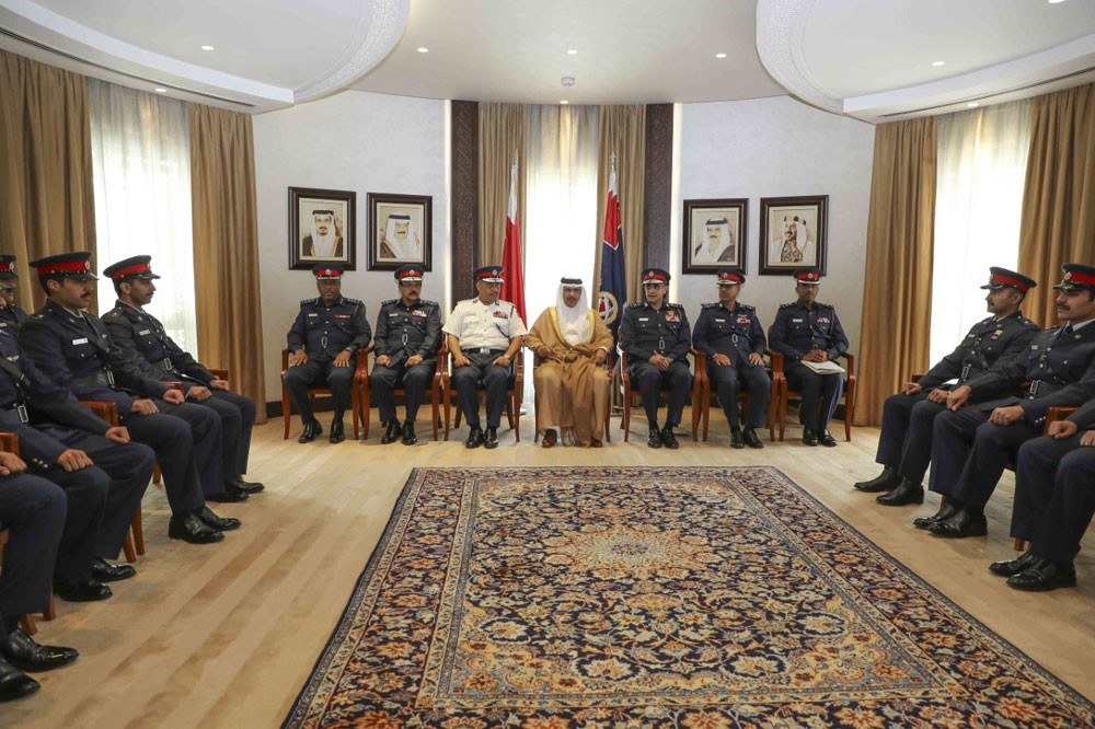 ضباط جدد يؤدون القسم أمام معالي وزير الداخلية