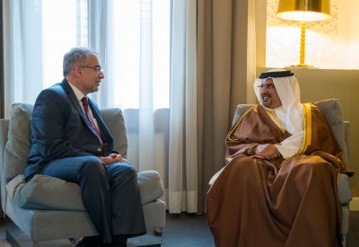 ولي العهد يستقبل السفير التركي بمناسبة تعيينه سفيراً لبلاده لدى المملكة