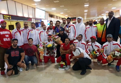 منتخب بناء الأجسام يعود لأرض الوطن