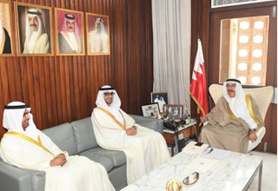 معالي السيد جواد بن سالم العريض يستقبل سفير دولة الامارات