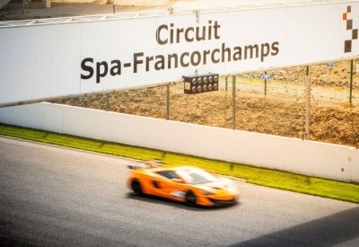 ماكلارين تطلق سلسلة سباقات جديدة على حلبة Spa Francorchamps