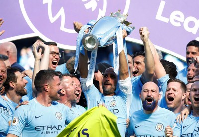 موسم خرافي لمانشستر سيتي في الدوري الإنجليزي