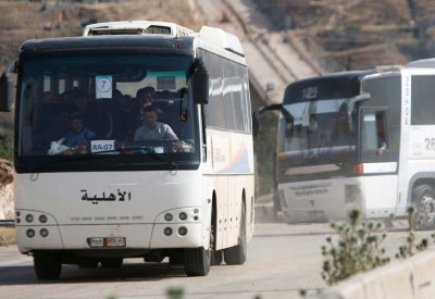 انتهاء إجلاء مقاتلي المعارضة وسط سوريا