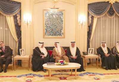 سمو نائب رئيس الوزراء يستقبل عدد من أفراد العائلة المالكة الكريمة والمهنئين بالشهر الفضيل
