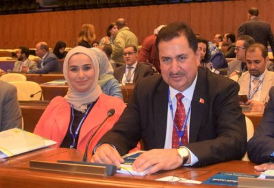الدوسري يشارك في اجتماع المجموعة العربية بمؤتمر العمل الدولية بجنيف