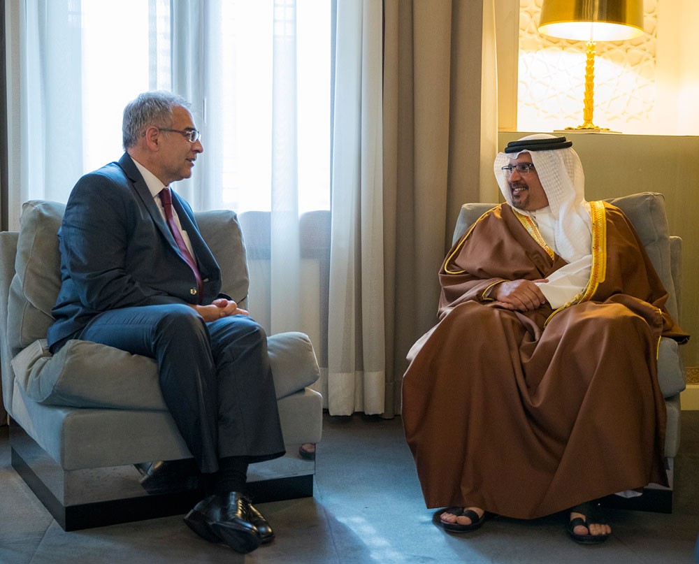 ولي العهد يستقبل السفير التركي بمناسبة تعيينه سفيراً لبلاده لدى المملكة