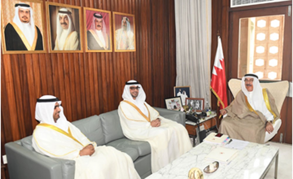 معالي السيد جواد بن سالم العريض يستقبل سفير دولة الامارات