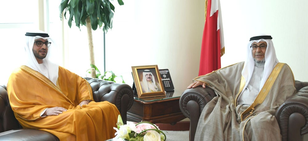 وزير شؤون المجلسين يستقبل السفير الإماراتي