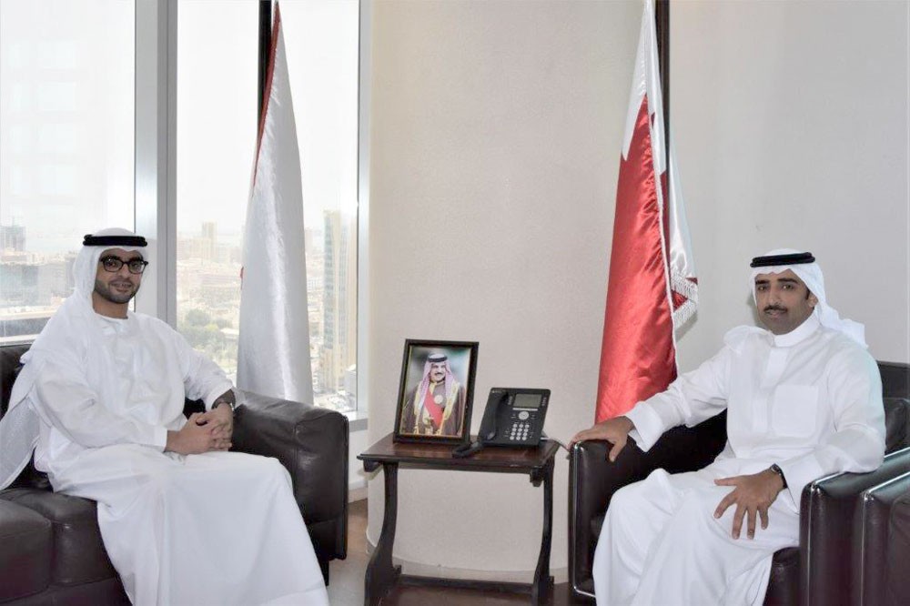 وزير النفط يستقبل سفير دولة الإمارات العربية المتحدة الشقيقة 