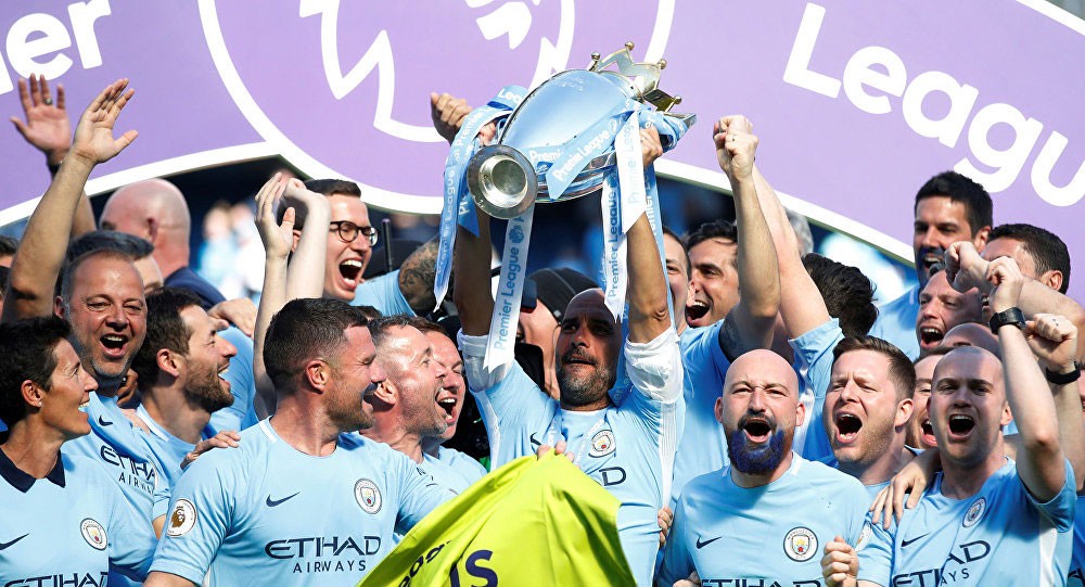 موسم خرافي لمانشستر سيتي في الدوري الإنجليزي