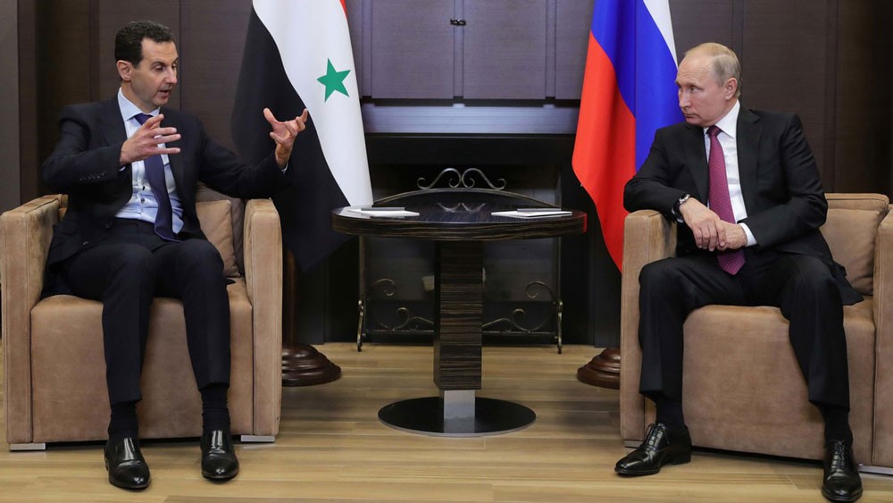 الكرملين: الأسد سافر لروسيا والتقى بوتين بسوتشي