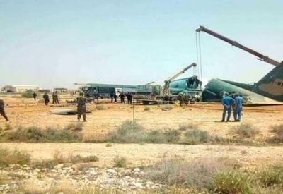 انشطار طائرة نقل عسكرية في الجزائر.. والجيش يحقق