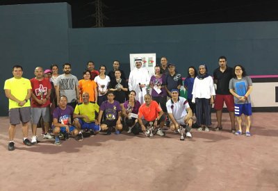 تتويج أشرف وجيني بلقب البطولة الرمضانية للتنس بالاتحاد البحريني