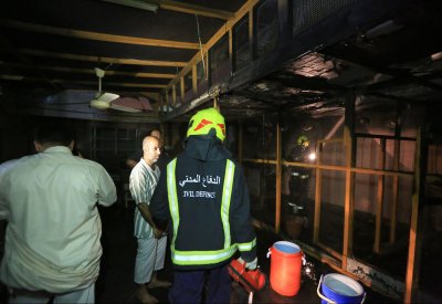 بالصور.. ماس بقفص طيور يحرق بيتا بالمعامير