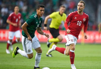 الدنمارك تتغلب على المكسيك ضمن استعداداتهما للمونديال