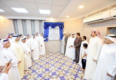 رئيس الأوقاف الجعفرية يفتتح مسجد الشيخ حسين في السهلة