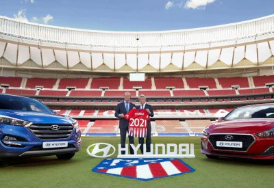 هيونداي توقع شراكة عالمية مع نادي أتليتيكو مدريد